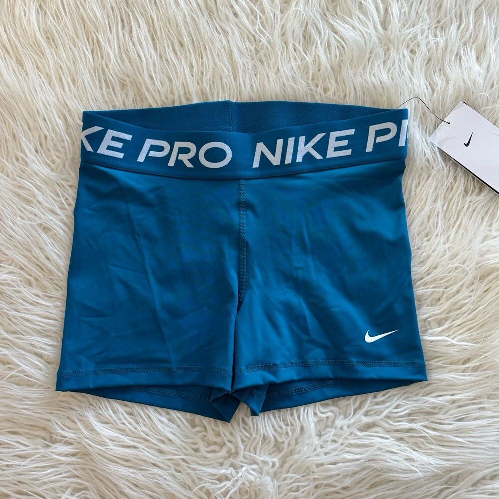 Nike Pro Shorts Green Abyss Size Medium CZ9857-301